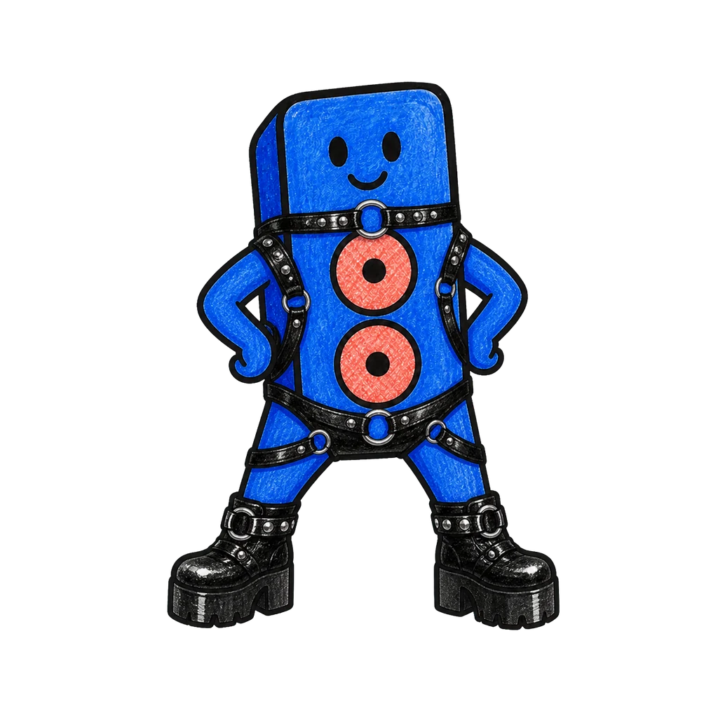 Beat im Look Leather & Harness in power-Pose