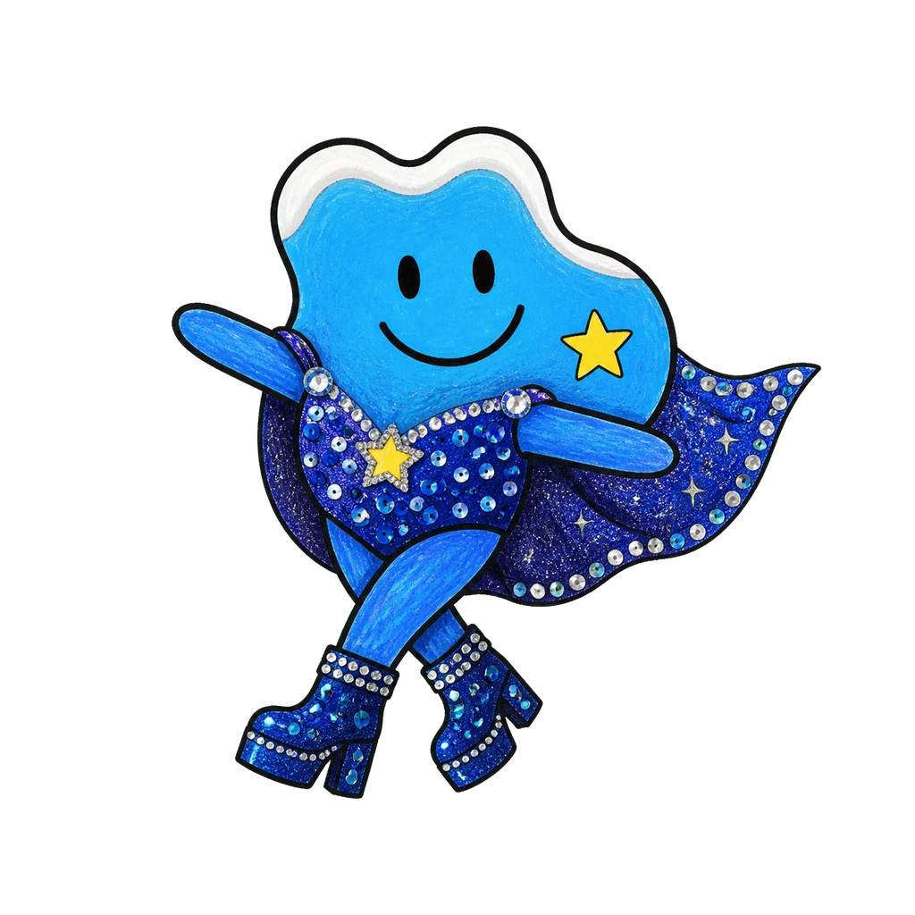 Donau im Look Glitter Glam in twirl-Pose