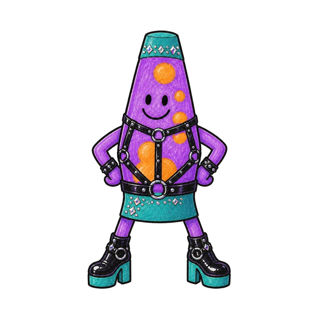 Lava im Look Leather & Harness in power-Pose